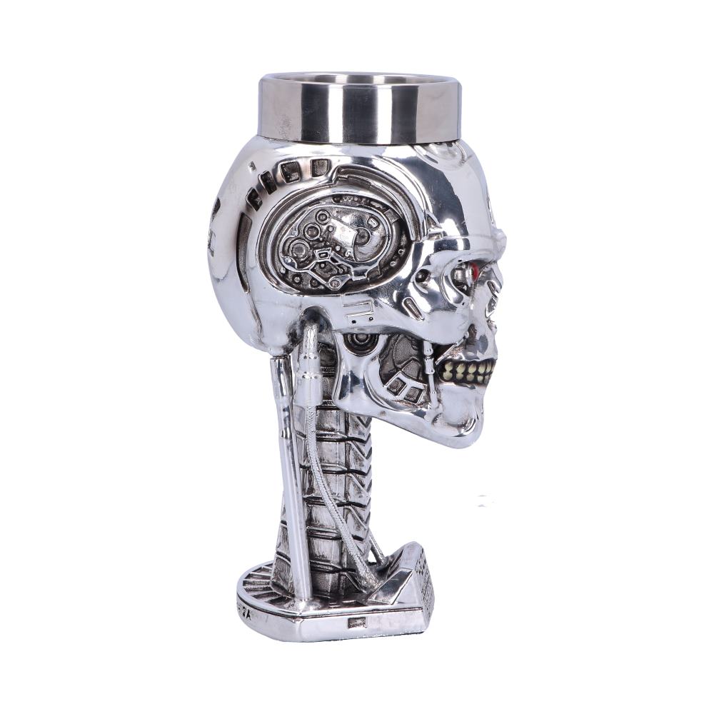 T-800 Terminator 2 Judgement Day T2 Head Goblet Wine Glass