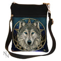 Small The Wild One Fantasy Wolf Shoulder Bag by Lisa Parker