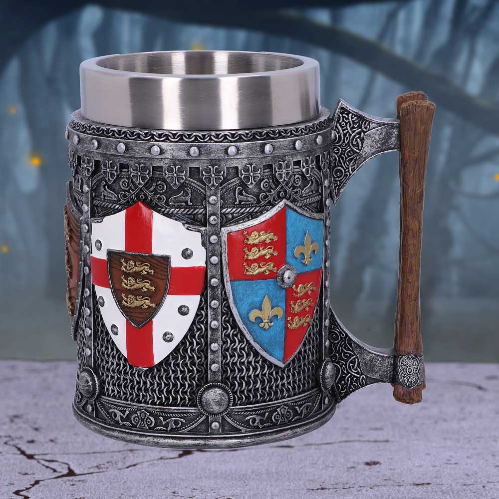 English Shield and Sigil Tankard 13.5cm