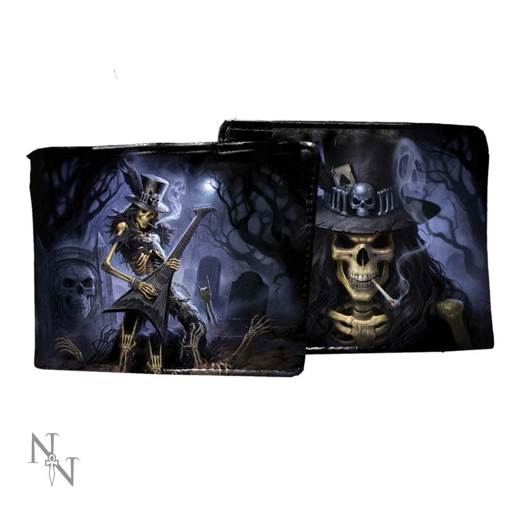 James Ryman Play Dead Smoking Guitar Wallet Black 11cm