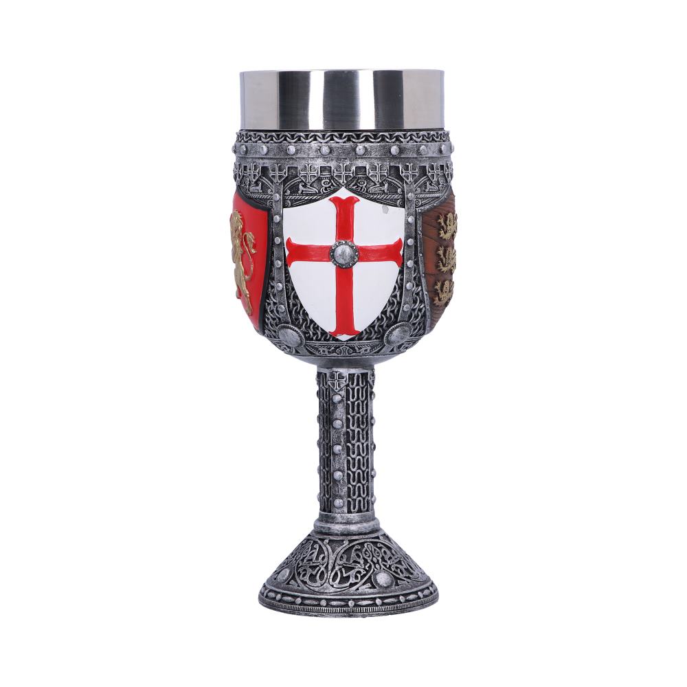 English Three Lions Shield St George Henry IV Wine Goblet