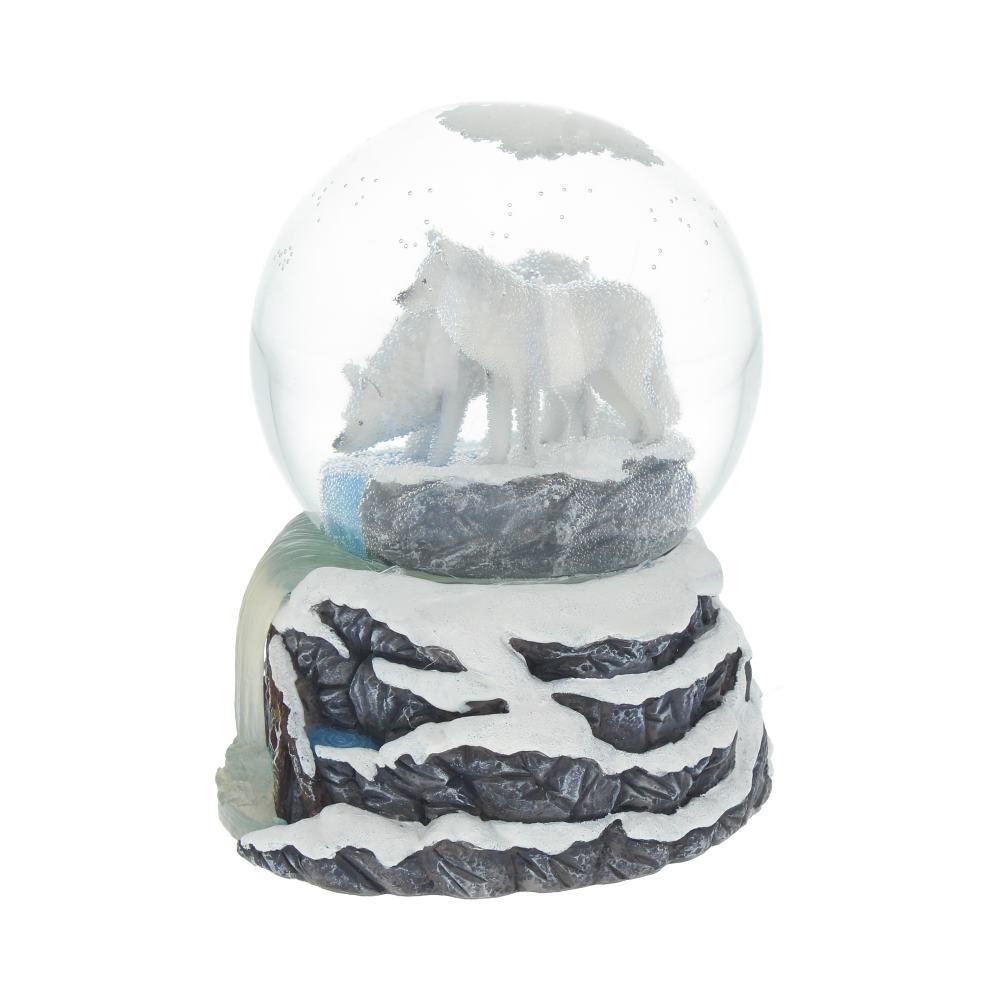 Lisa Parker Warriors of Winter Wolf Snowglobe