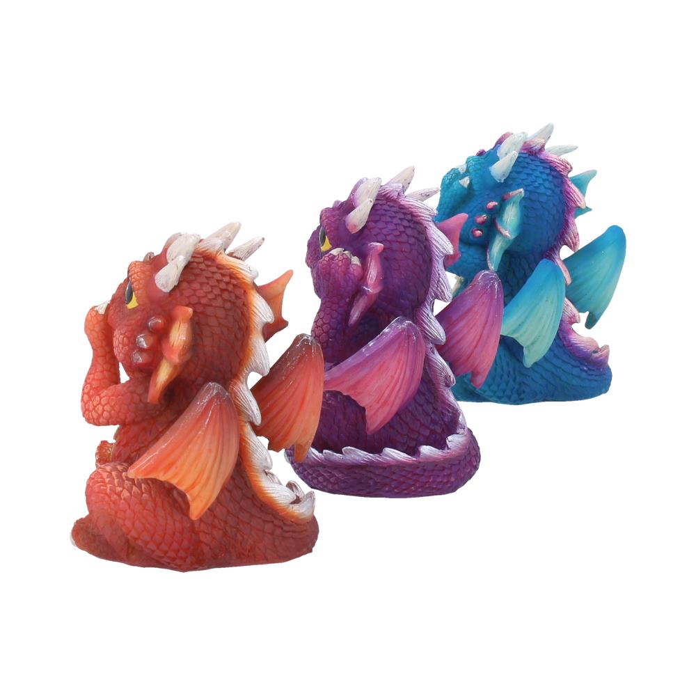 Three Wise Dragonlings Figurines Dragon Ornaments