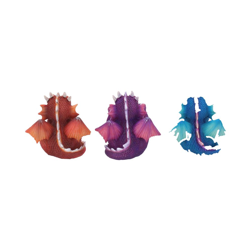 Three Wise Dragonlings Figurines Dragon Ornaments
