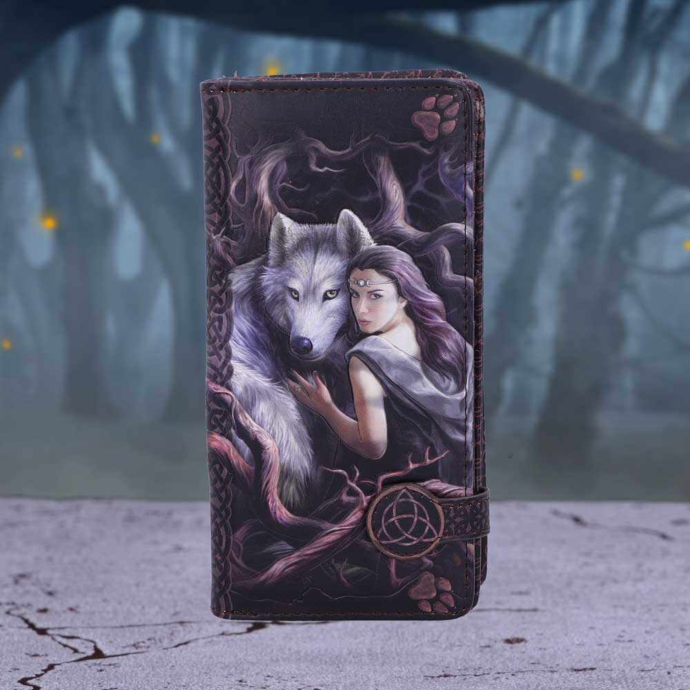 Anne Stokes Soul Bond Wolf Embossed Purse
