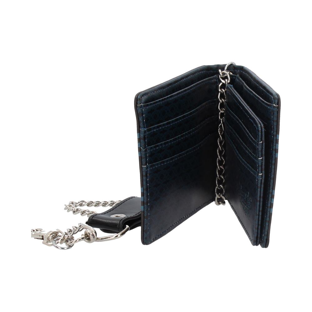 Danegeld Viking Wallet with Decorative Chain Black 11cm