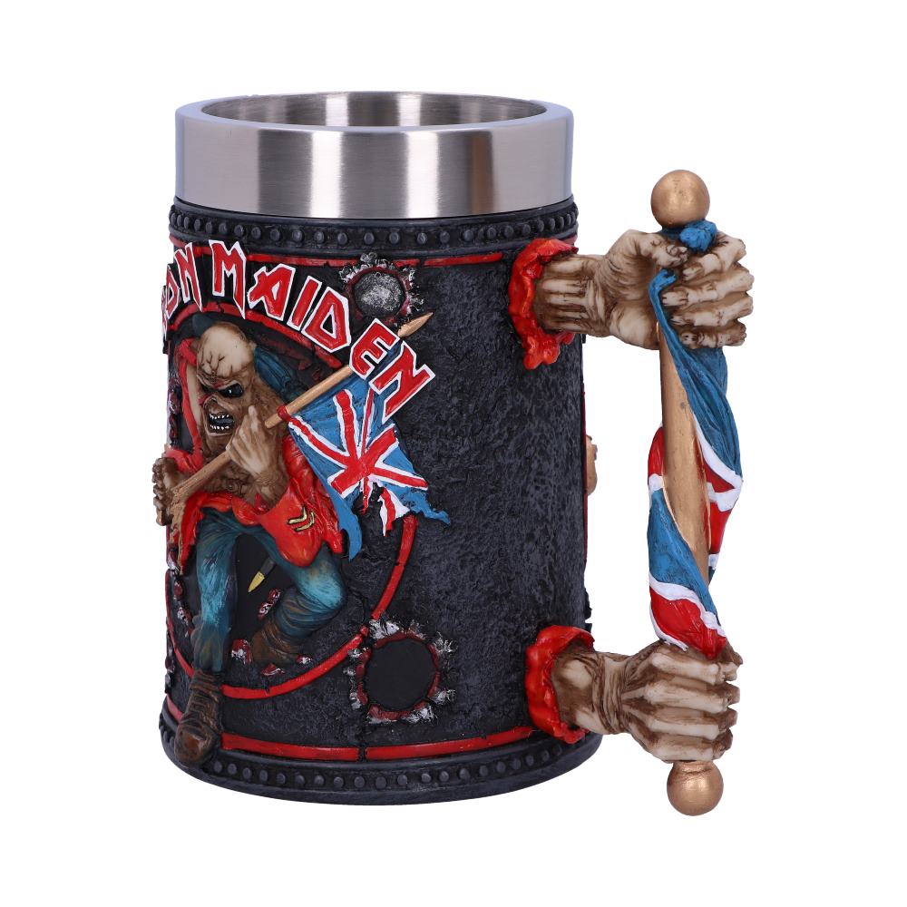 Iron Maiden Eddie The Trooper Tankard Mug Officially Licensed Merchandise