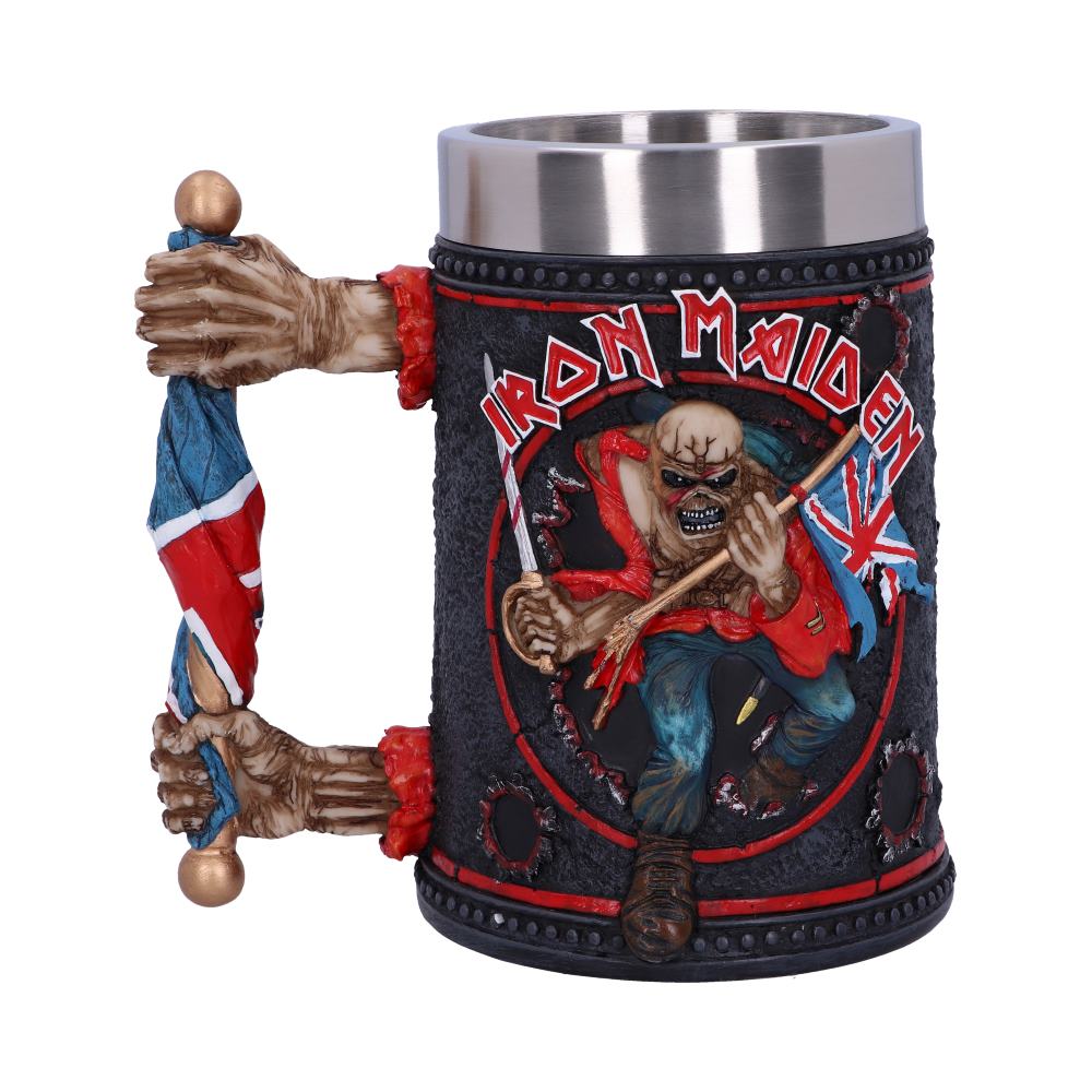 Iron Maiden Eddie The Trooper Tankard Mug Officially Licensed Merchandise