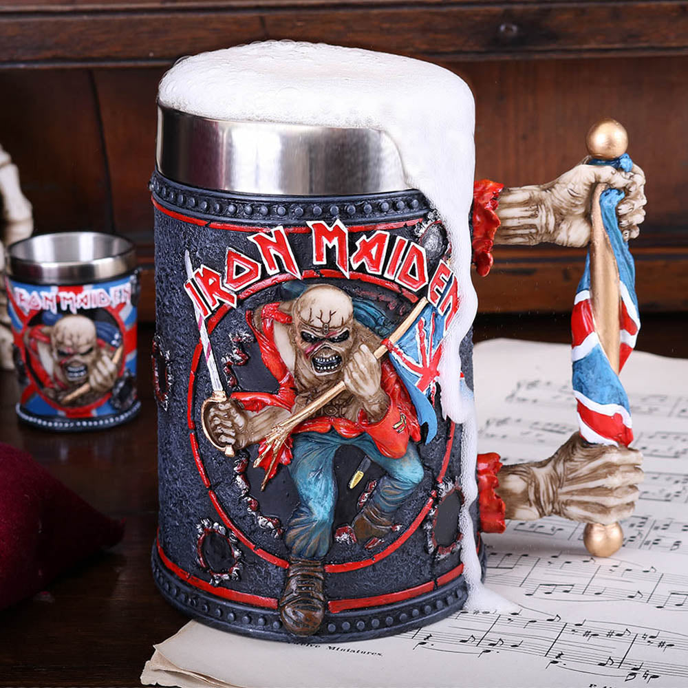 Iron Maiden Eddie The Trooper Tankard Mug Officially Licensed Merchandise