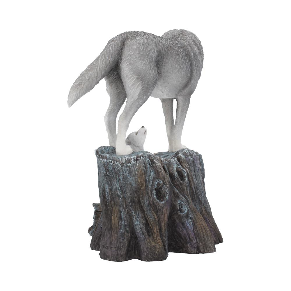 Guidance Ornament Wolf and Pup Figurine by Lisa Parker