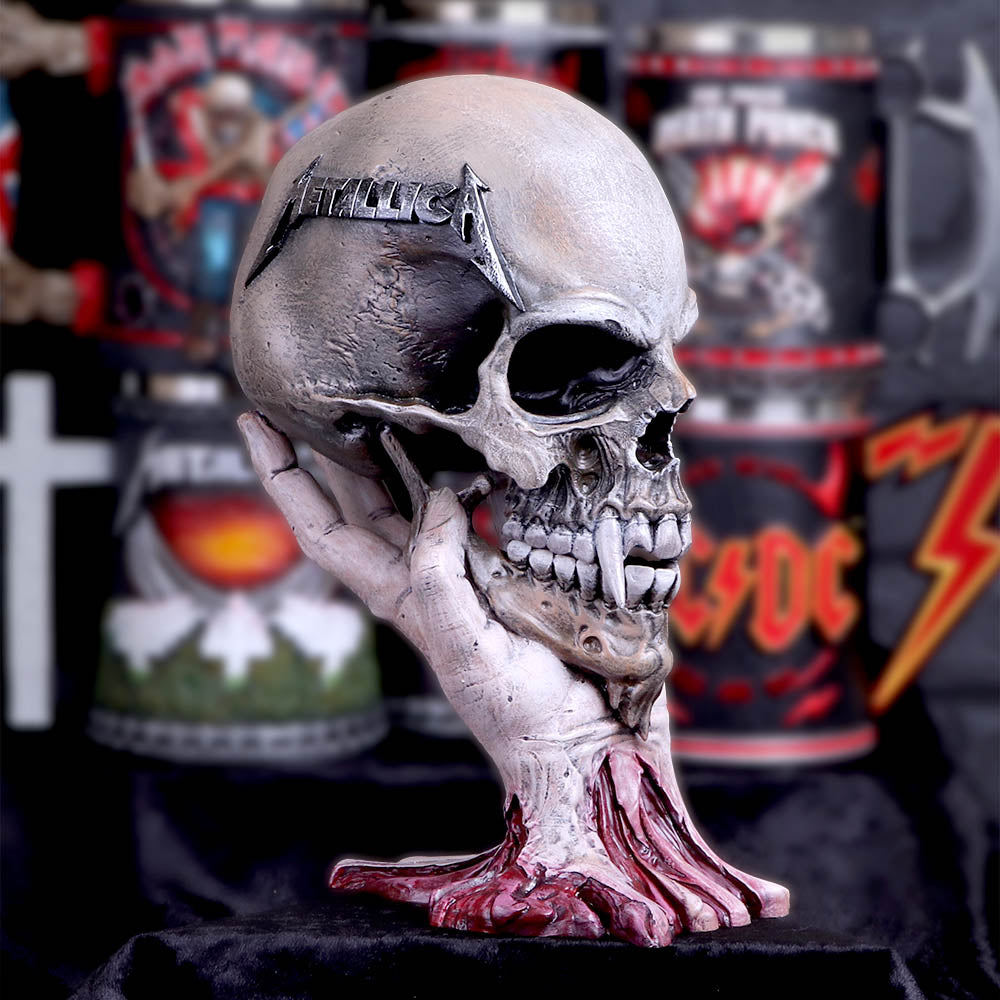Metallica Sad but True Pushead Skull Figurine Ornament