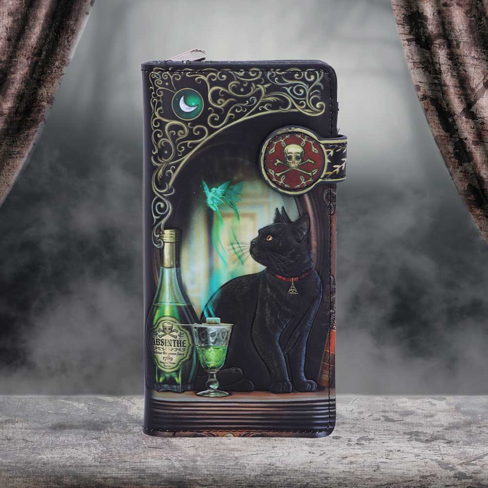 Lisa Parker Absinthe and Black Cat Familiar Purse