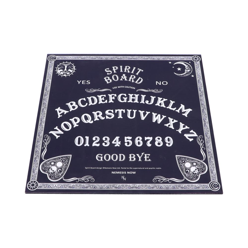 Black and White Spirit Board with Planchette