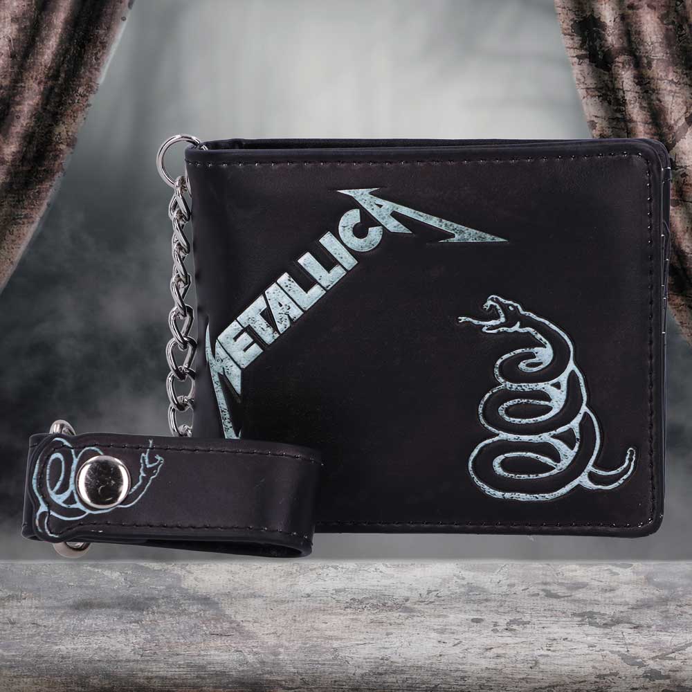 Officially licensed Metallica Black Album Wallet with Chain