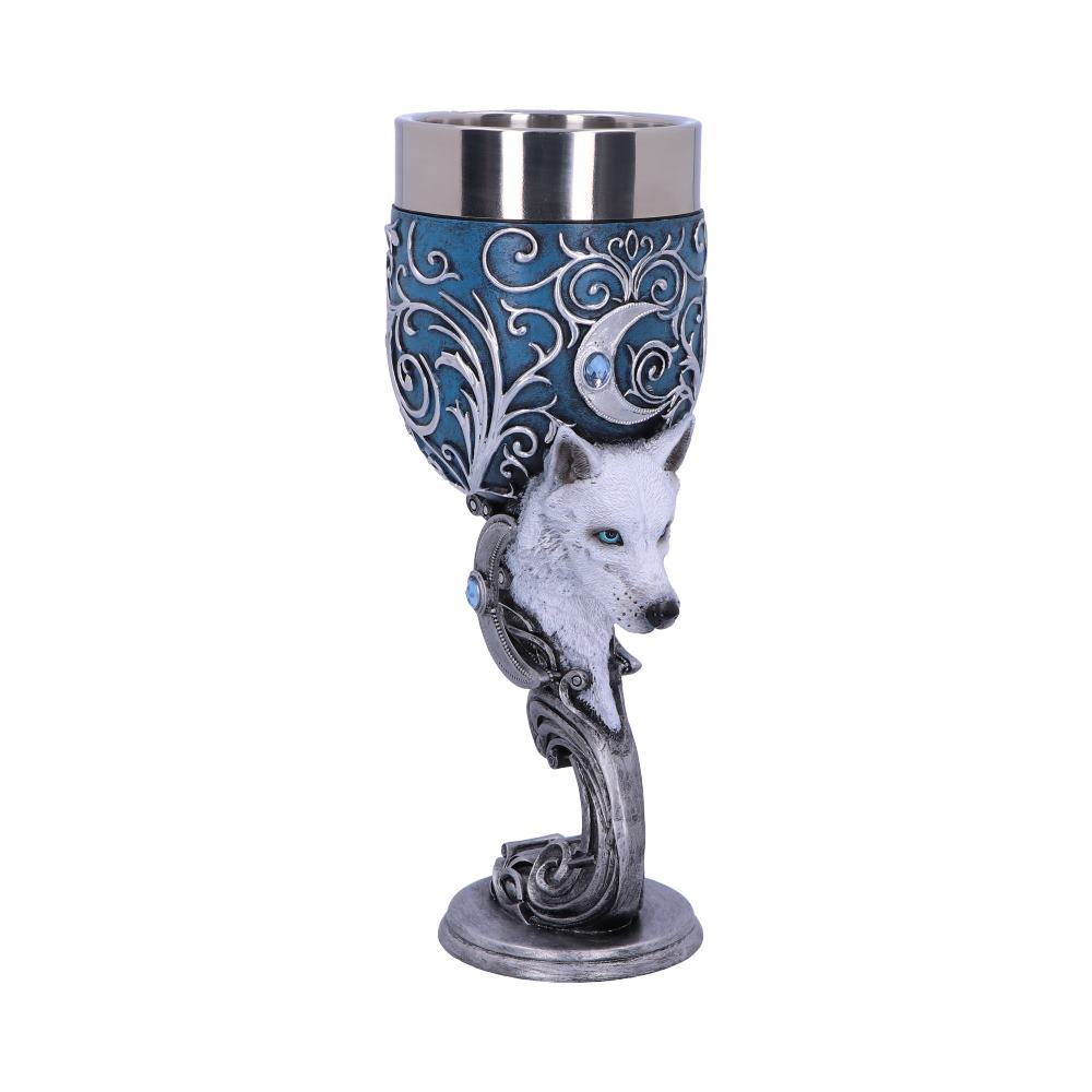Wild at Heart Twin Wolf Heart Set of Two Goblets