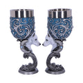 Wild at Heart Twin Wolf Heart Set of Two Goblets