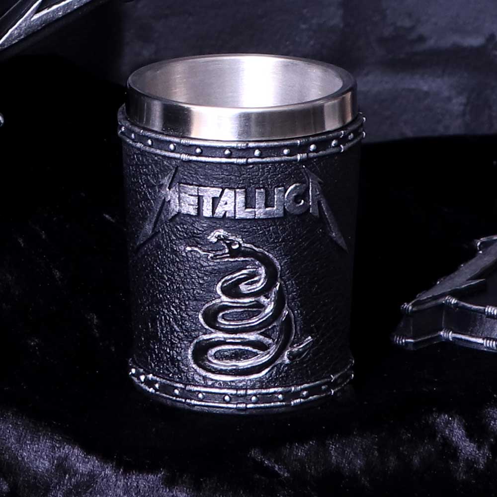Officially Licensed Metallica Black Album Shot Glass