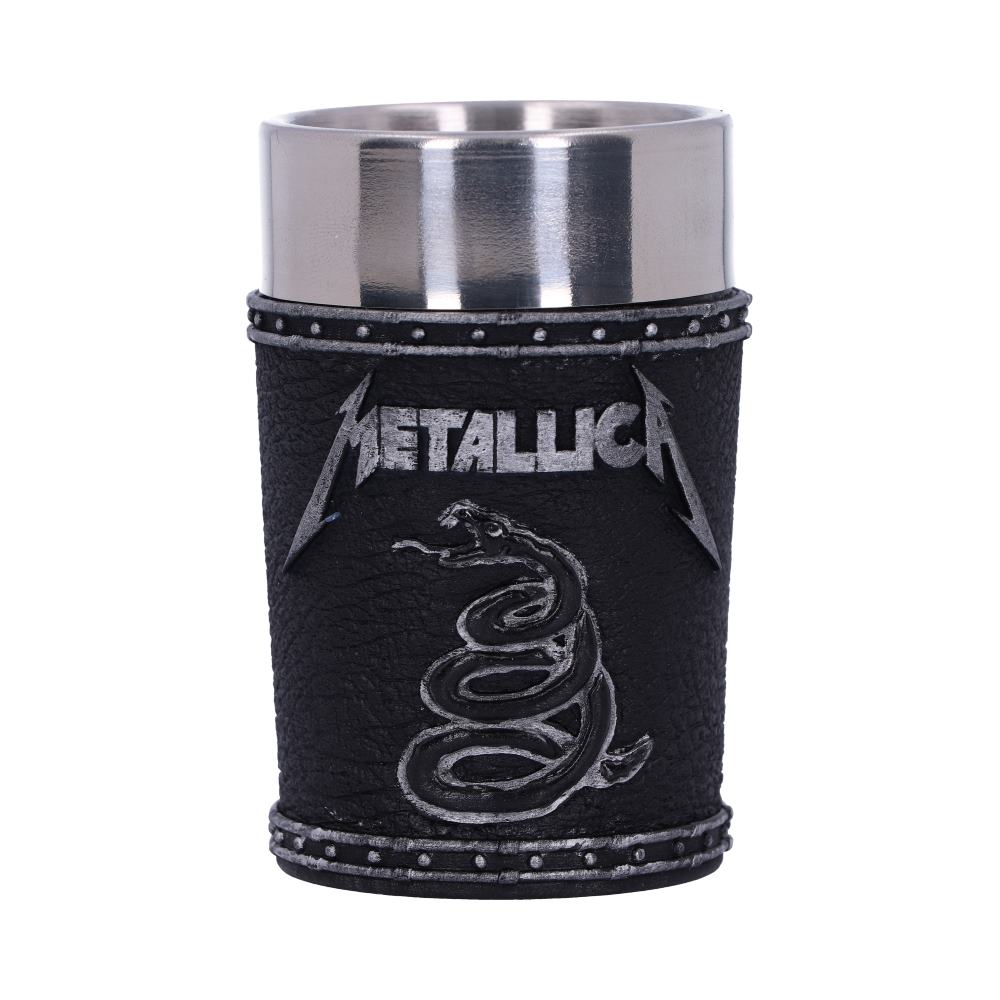 Officially Licensed Metallica Black Album Shot Glass