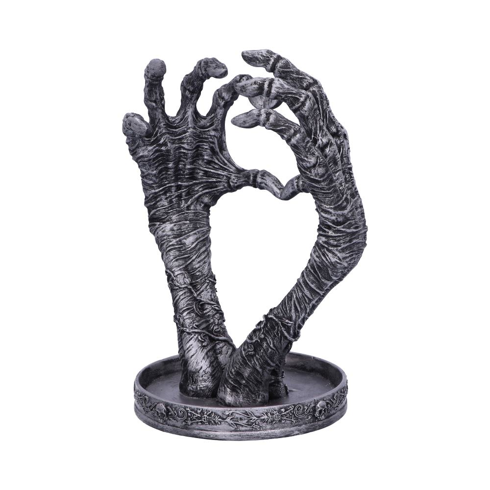 Gothic Mummified Love Heart Hands Jewellery Dish Holder