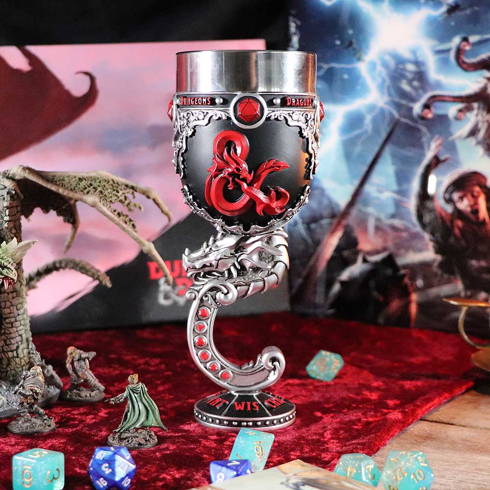 Dungeons & Dragons Fantasy Role Play Die D20 Goblet