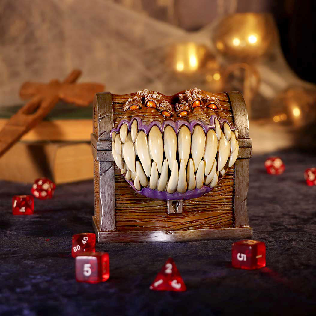Officially Licensed Dungeons & Dragons Mimic Dice Storage Box