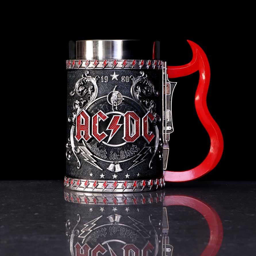 Officially licensed ACDC Back in Black Tankard Mug