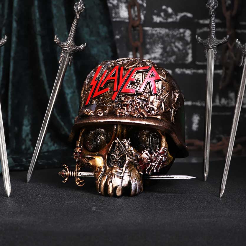 Officially Licensed Slayer Eagle Helmet Skull Logo Trinket Box