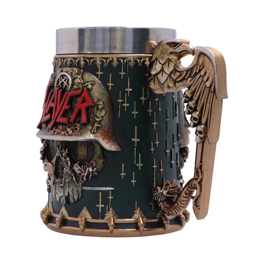 Officially Licensed Slayer Eagle Helmet Skull Logo Tankard