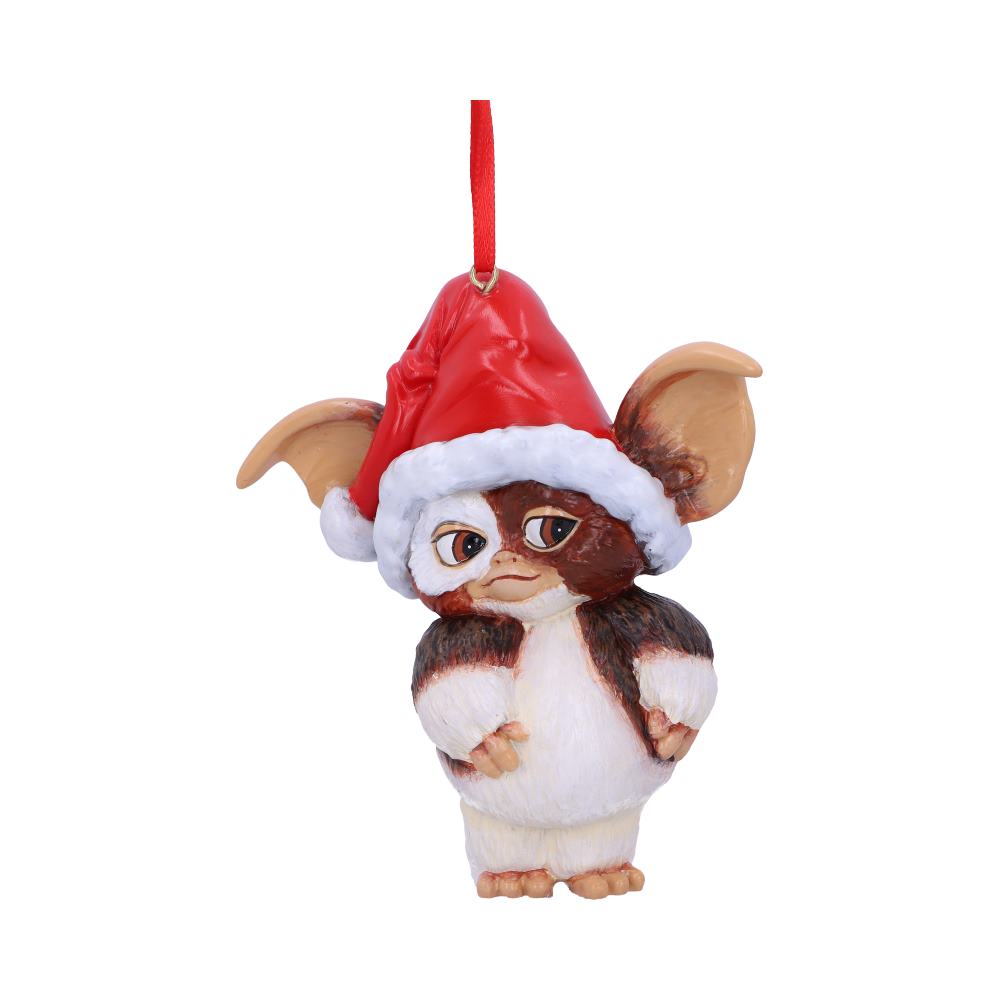Gremlins Gizmo in Santa Hat Hanging Festive Decorative Ornament