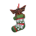 Gremlins Mohawk in Stocking Hanging Festive Decorative Ornament