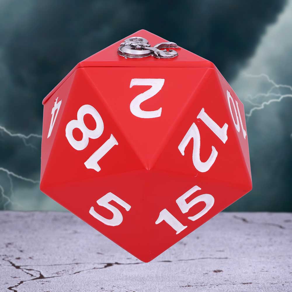 Officially Licensed Dungeons & Dragons D20 Dice Storage Box