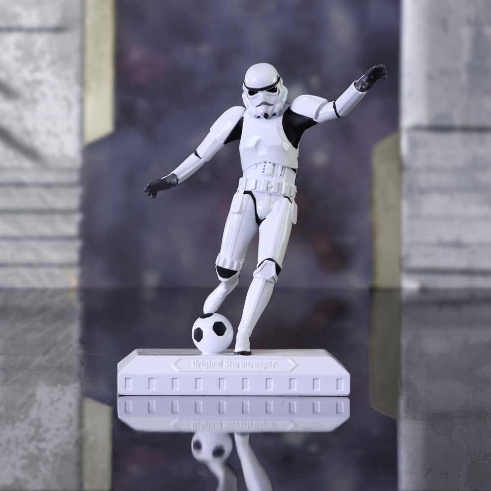 Officially Licensed Stormtrooper Back of the Net Footballer Figurine 17cm