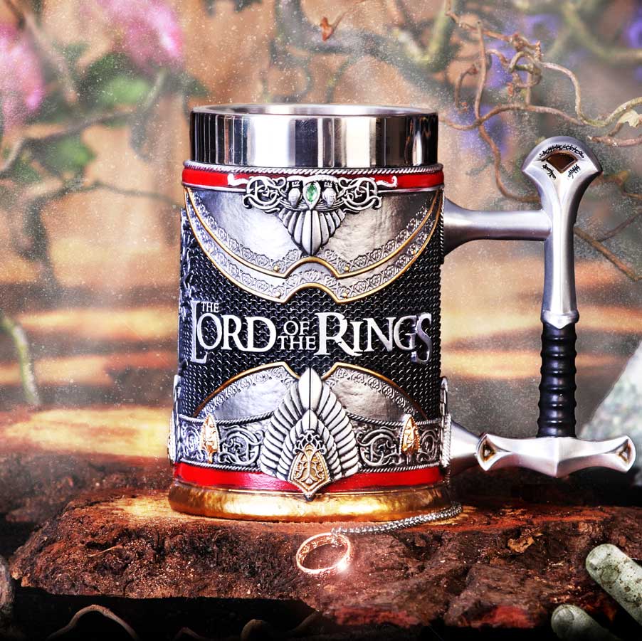 Officially Licensed Lord of the Rings Aragorn Tankard 15.5cm