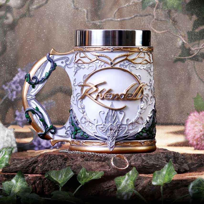 Officially Licensed Lord of the Rings Rivendell Tankard 15.5cm