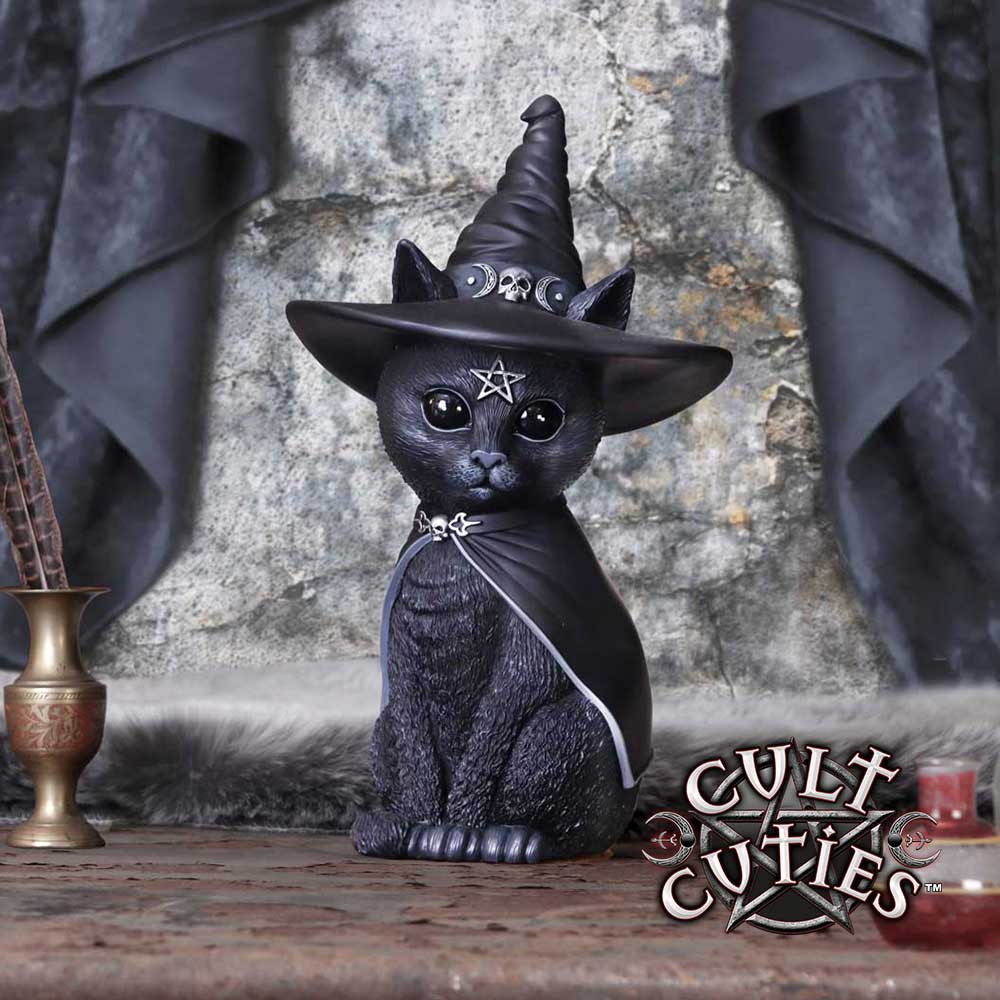 Cult Cuties Purrah Witch Cat Figurine 30cm (Large)