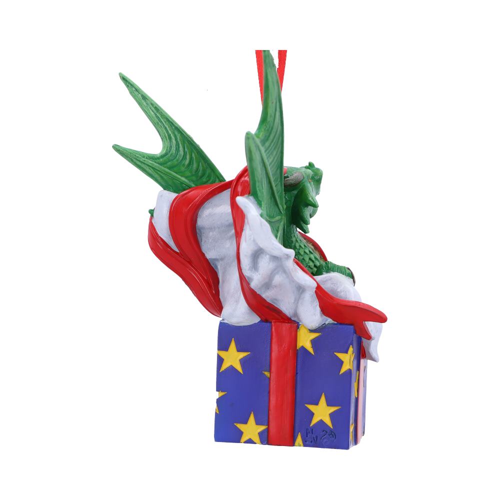 Anne Stokes Surprise Gift Hanging Ornament 12.5cm