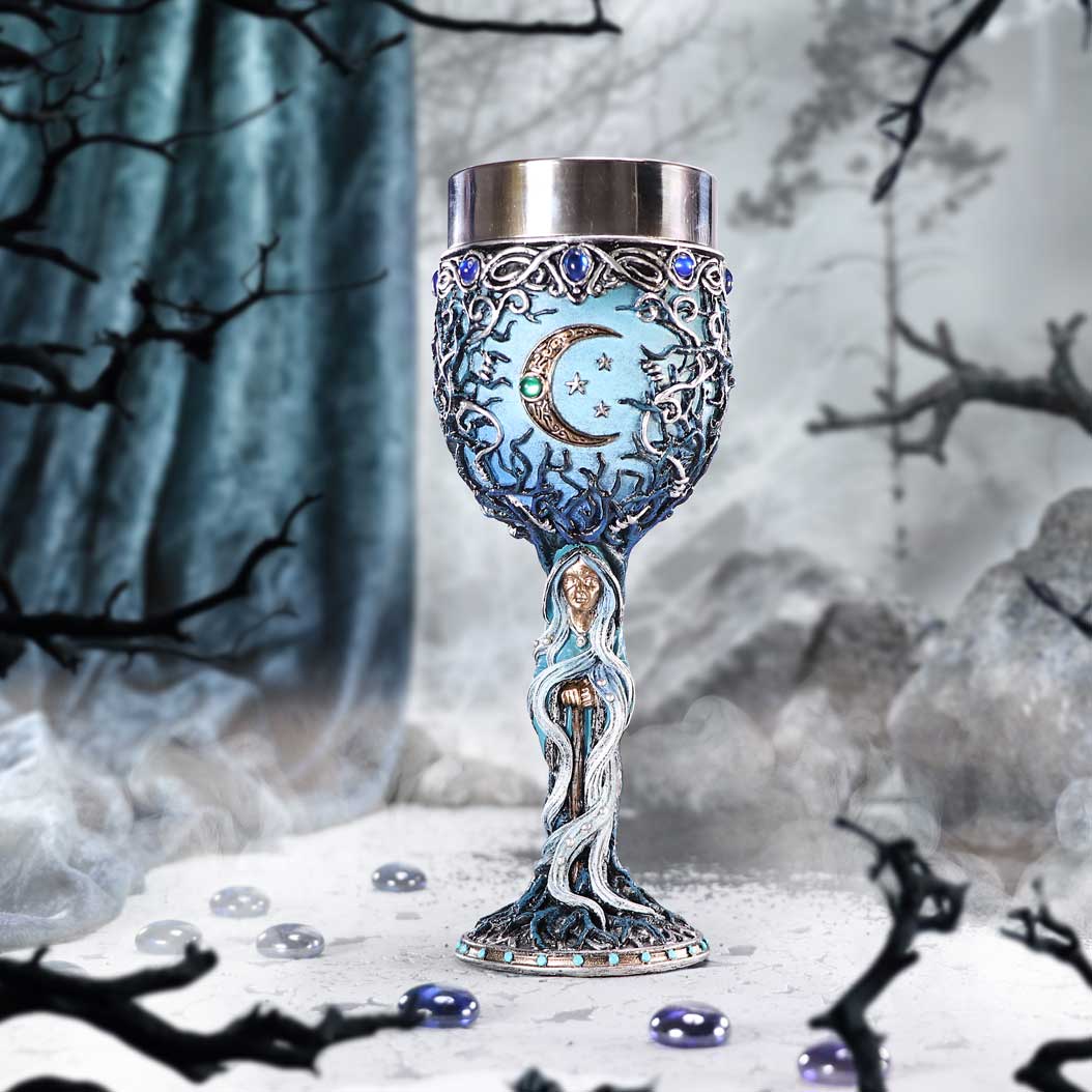Triple Moon Crone Goblet 20.8cm