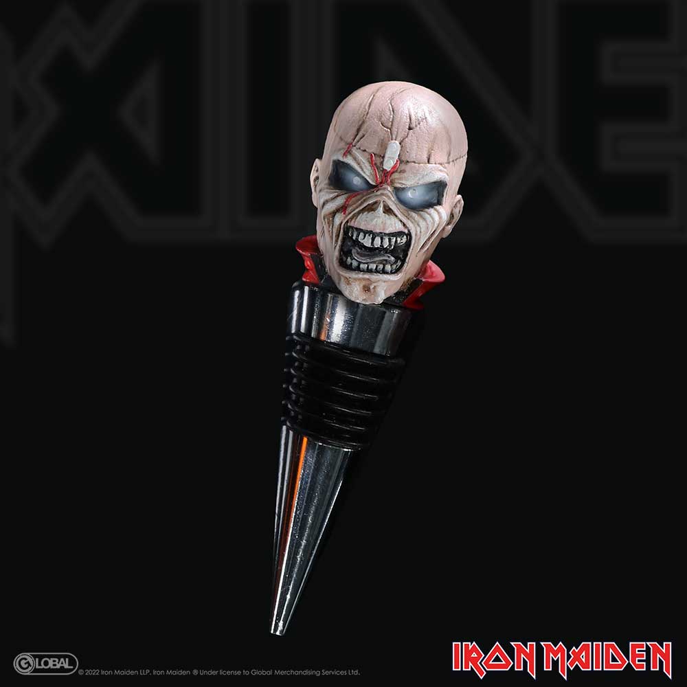 Officially Licensed Iron Maiden Eddie The Trooper Bottle Stopper 10cm