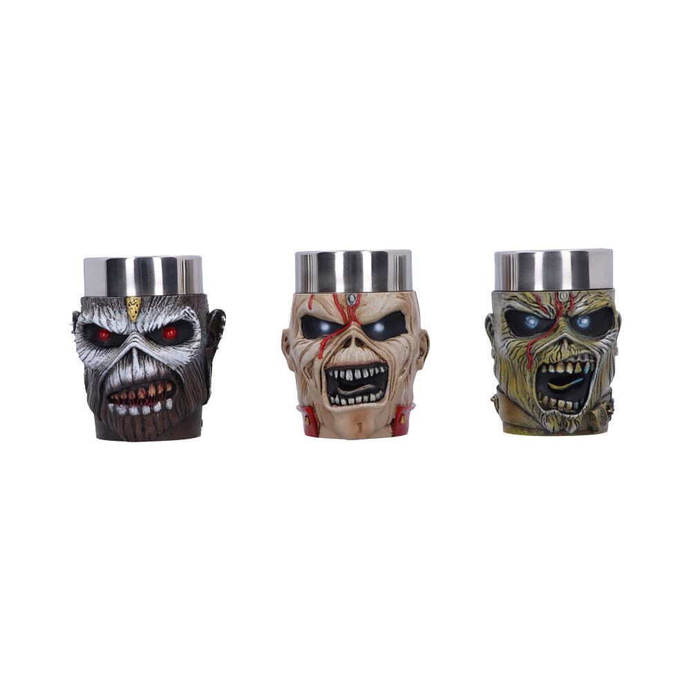 Officially Licensed Iron Maiden Eddie Shot Glass Set 9cm