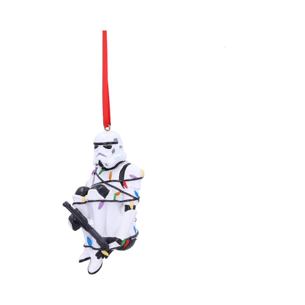 Stormtrooper In Fairy Lights Decorative Hanging Ornament 9cm