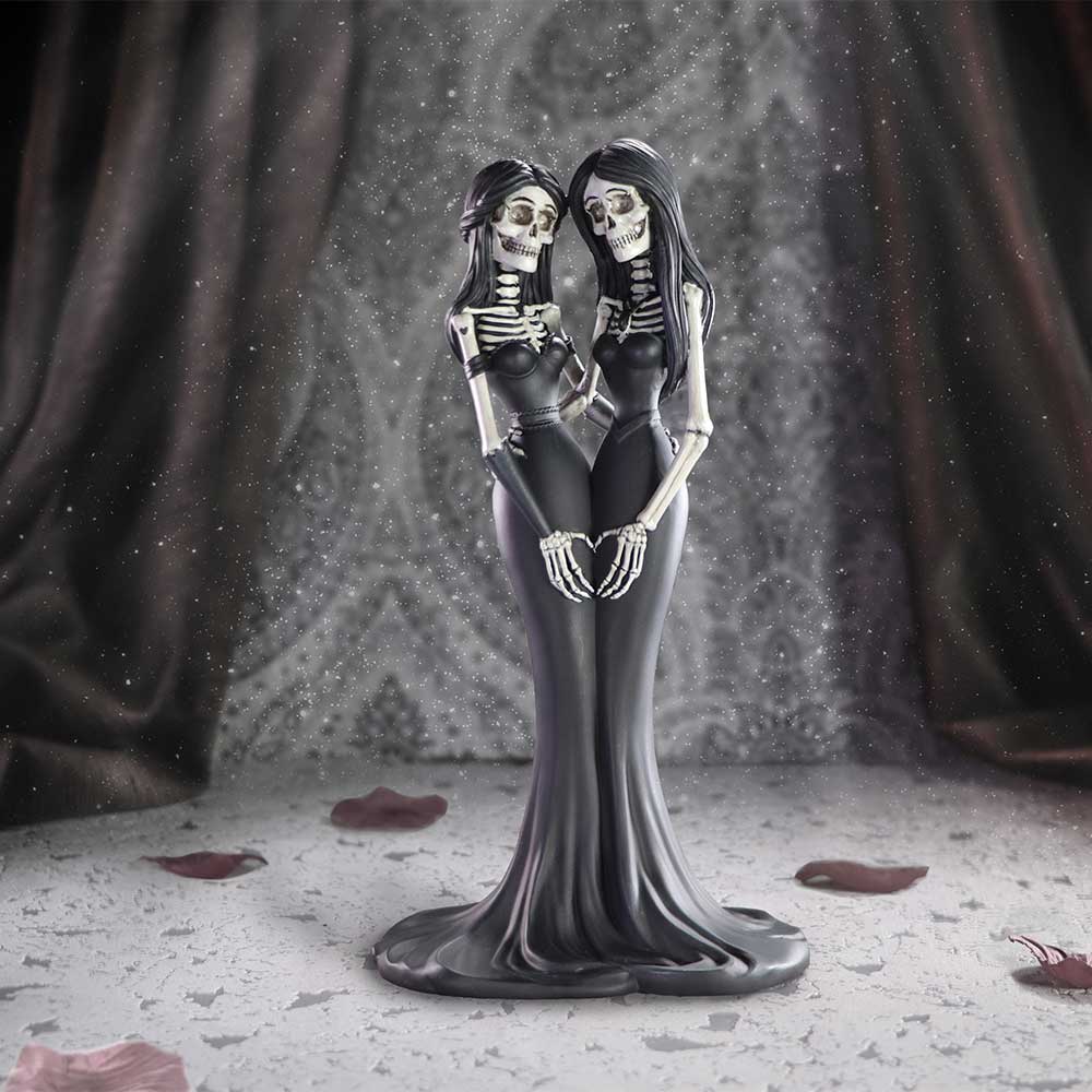 Eternal Sisters Gothic Skeletons Figurine 24cm