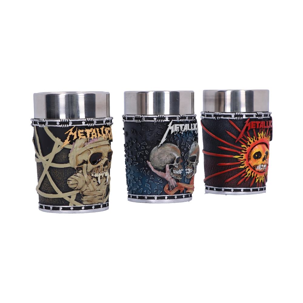Metallica Pushead Art Collectible Shot Glass set