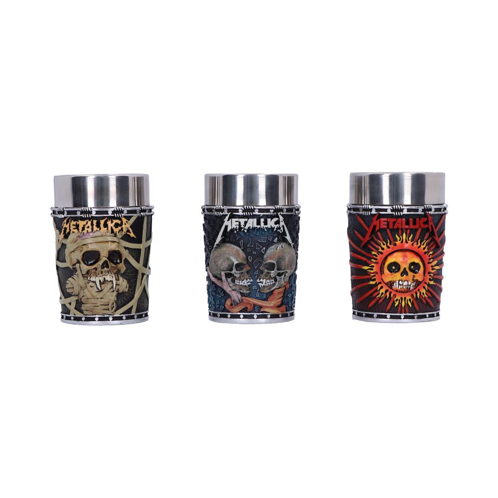 Metallica Pushead Art Collectible Shot Glass set