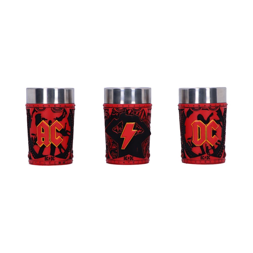 ACDC Logo Set of 3 Shot Glass Set