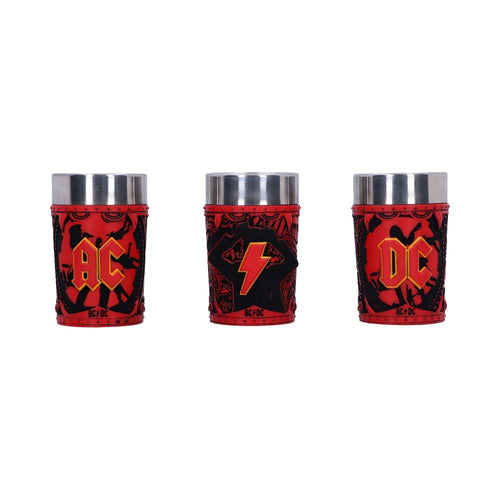 ACDC Logo Set of 3 Shot Glass Set