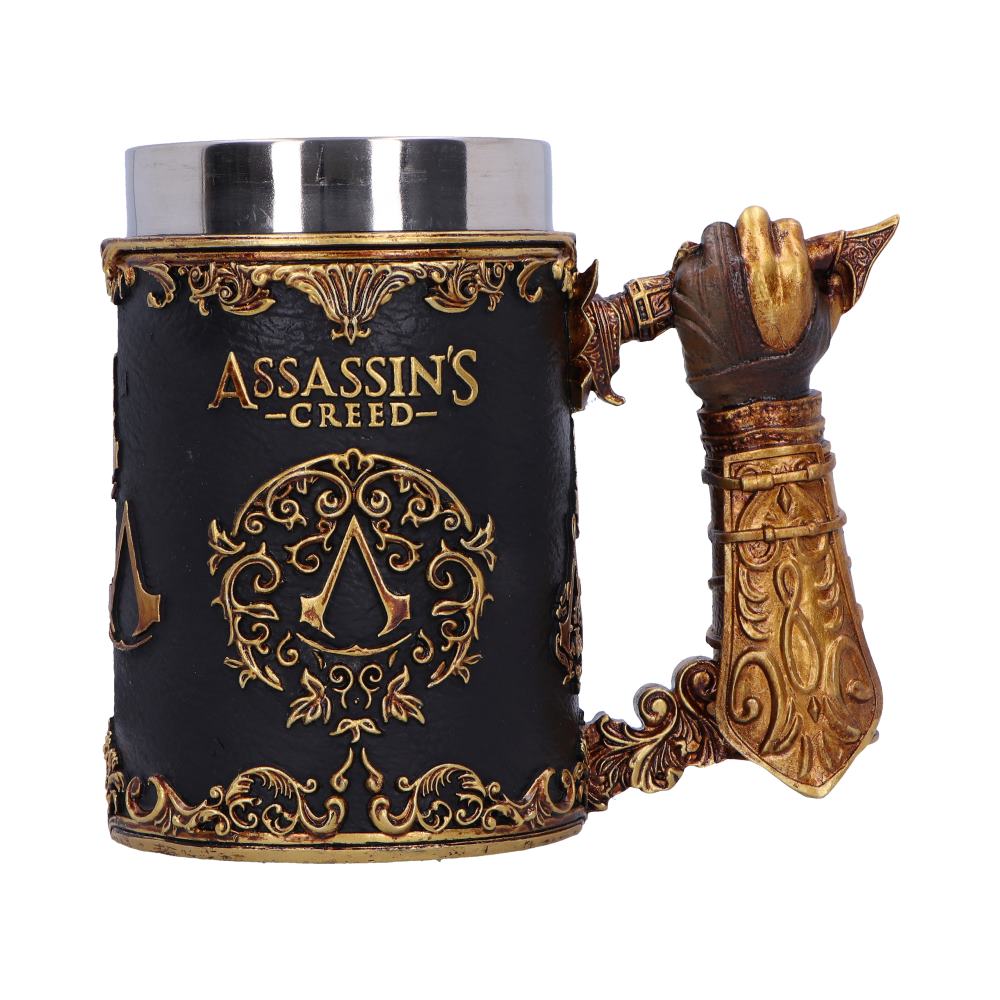 Assassin's Creed Through the Ages Black and Gold Tankard