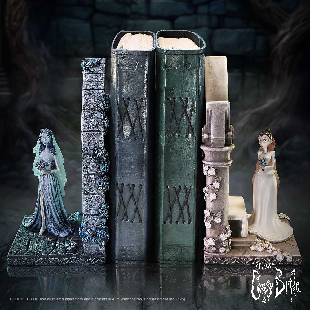 Corpse Bride Emily and Victoria Resin Bookends