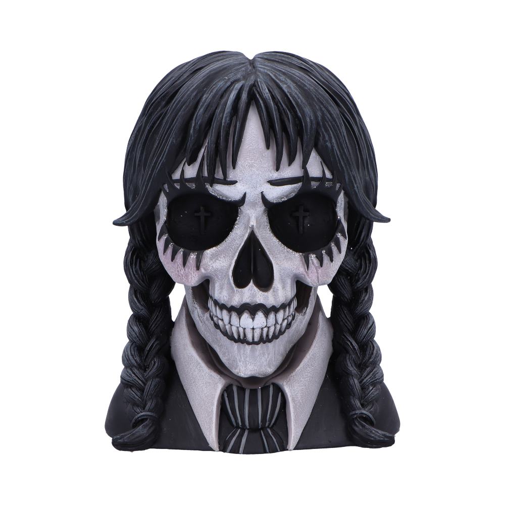 Dark Glare Gothic School Girl Skull by