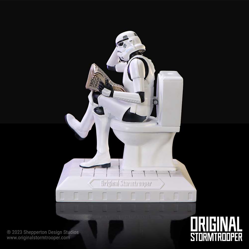 Original Stormtrooper Pooper Trooper on a Toilet Figurine