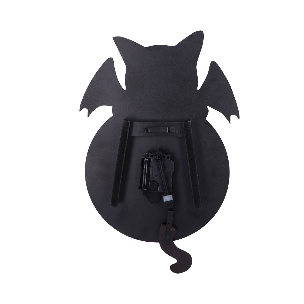 Cult Cuties Malpuss Wall Hanging Clock with Swinging Tail
